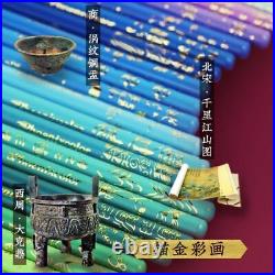 Oil Color Pencil Chinese Style Box Pastille Coloring Artist Student Art Supply