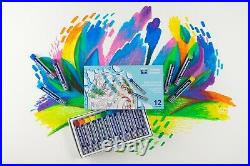 Oil Pastels Crayons Art Supplies 72 Boxes In Bulk for Kids, Adults, Artists