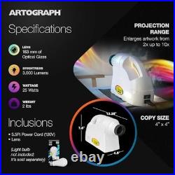 Opaque Art Projector & Picture Enlarger 25W LED Bulb for Easy Tracing