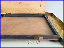 Open Box M Artist's Pochade Box Palette / Panel Holder 10 x 12 Brass Tray Hook
