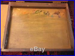 Open Box M Pochade Plein Air EASEL Painting palette/panel holder 8x10