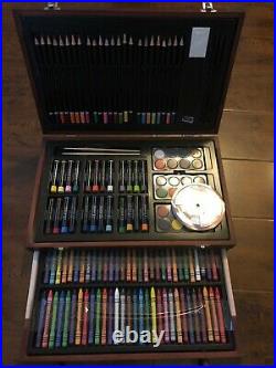 Painting And Drawing Set Art Supply 142 Pieces With Box, Beginning Artist Set