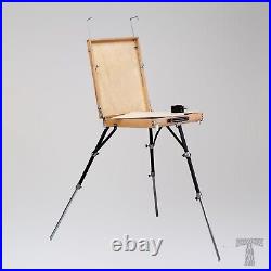 Painting easel, Wooden display easel, Pochade box IMPainter Tart 102