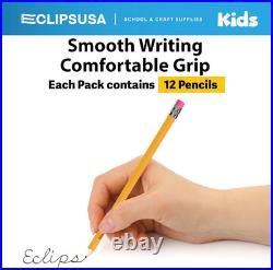 Pencils Bulk, Pencils #2 (48 Boxes), Number 2 Pencils, Pre-Sharpened Pencil Bulk