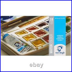 Plastic Palette Watercolor Paint Set 18+2 Tubes