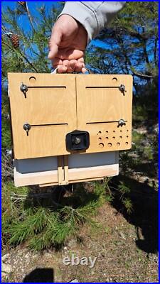 Plein Air Pochade Box, outdoor artist easel with Wings