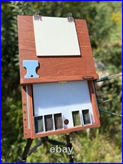 Pochade Box Plein Air Easel 10x10 Tripod Mount Portable Wooden Paint Box Pochade Box Plein Air Easel 10x10 Tripod Mount Portable Wooden Paint Box