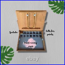 Pochade box for plein air painting, outdoor & portable artist easel