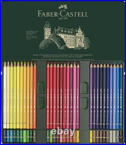 Polychromous Colored Pencil Set In Metal Tin 60pc