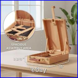 Portable Easel Stand with Paints and Brushes Portable Easel Stand with Paints and Brushes