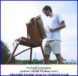 Portable French Easel for Outdoor Painting and Sketching Travel-Friendly Desig