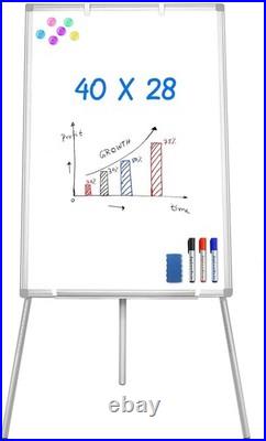 Portable Magnetic Whiteboard 40x28 Height Adjustable
