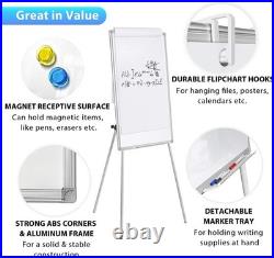Portable Magnetic Whiteboard 40x28 Height Adjustable