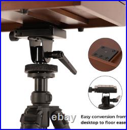 Portable Plein Air Easel, Pochade Box with Aluminum Tripod & 2 Nylon Carry Bags