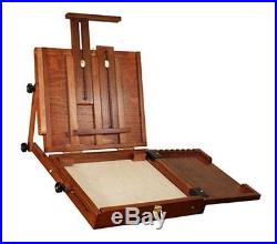 Portable Pochade Box Painter's Easel Wooden Wood Artist Painters Box Case