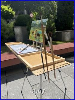 Portable Pochade Box Plein Air Painting Easel Lightweight Outdoor Artist Paint