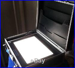Portable light box for arts + crafts, drawing, photography film + tattoo tracing
