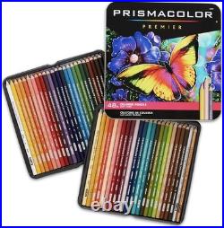 Premier Soft Core Colored Pencils 48 Vibrant Shades in Tin