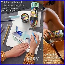 Premium Artist Grade Watercolor Pencils 48 Pre-Sharpened Triangular Pencils