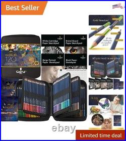 Premium Vibrant 120 Coloring Pencils Set Extras Oil-based Cores Premium Vibrant 120 Coloring Pencils Set Extras Oil-based Cores