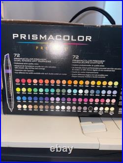 Prismacolor Premier Dual-Ended 72 Color Sunflower Box Art Marker Set BRAND NEW
