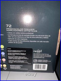 Prismacolor Premier Dual-Ended 72 Color Sunflower Box Art Marker Set BRAND NEW