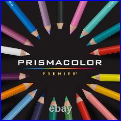 Prismacolor 3598THT Premier 48 Assorted Woodcase Barrel 3mm Soft Core Colored Pencil Set Set