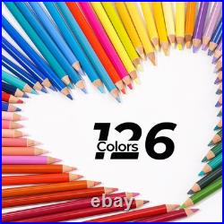 Professional Colored Pencils Set, 126 Soft Core Colored Pencils for Drawing