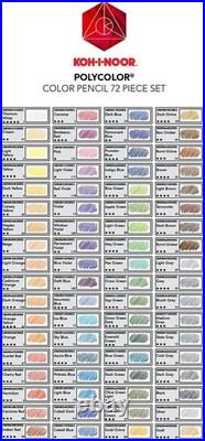 Professional-Grade 72 Colored Pencil Set in Tin for Artists and Illustrators