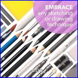 Professional Sketching Set with 100 Pieces, Ideal for Artists On-the-Go
