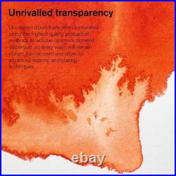 Professional Watercolor Paint Set, Lightweight Metal Box, 24 Half Pan