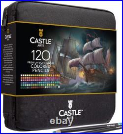 Quality Colored Pencils for Colorists 120 Pack with Zipper