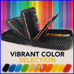 Quality Colored Pencils for Colorists 120 Pack with Zipper
