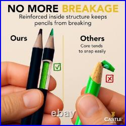 Quality Colored Pencils for Colorists 120 Pack with Zipper