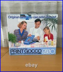 RISO PRINT GOCCO B6 VTG Printing Kit Artist Crafting Original Box + Instructions