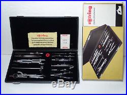 - ROTRING COMPASS VINTAGE 80's - THE BEST EVER MADE - BOXED