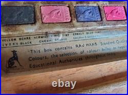 Raj Hans Reeves Copycat Watercolor Box Vintage Royal Dog & Deluxe Dog Paint Tins