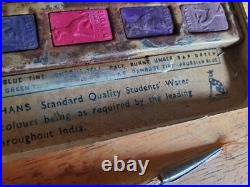 Raj Hans Reeves Copycat Watercolor Box Vintage Royal Dog & Deluxe Dog Paint Tins