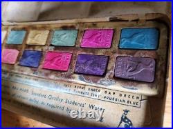 Raj Hans Reeves Copycat Watercolor Box Vintage Royal Dog & Deluxe Dog Paint Tins