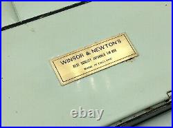 Rare Antique Vintage Winsor & Newton Water Colour Tin Box Used Condition