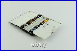 Rare winsor & newton watercolour Portable Metal Box 14.4cm x 7cm (DUTY FREE)