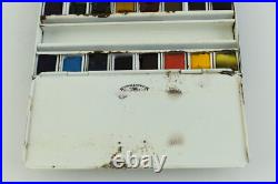 Rare winsor & newton watercolour Portable Metal Box 14.4cm x 7cm (DUTY FREE)