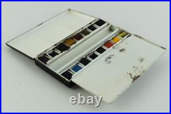Rare winsor & newton watercolour Portable Metal Box 14.4cm x 7cm (DUTY FREE)