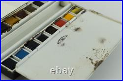 Rare winsor & newton watercolour Portable Metal Box 14.4cm x 7cm (DUTY FREE)