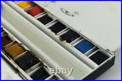 Rare winsor & newton watercolour Portable Metal Box 14.4cm x 7cm (DUTY FREE)