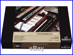 Rembrandt Artists Quality Professional Watercolour Wooden Box 05840003