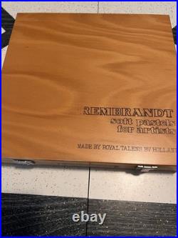 Rembrandt Royal Talens Soft Pastels In Wooden Box. Beautiful Look