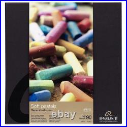 Rembrandt Soft Pastel Cardboard Box Set 90 Half Stick General Selection