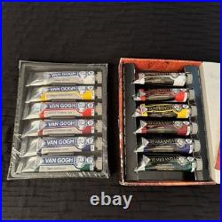 Rembrandt & Van Gogh Oil Colour Box Sets Paint 12 Tubes Artist Art Painter LOOK