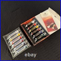 Rembrandt & Van Gogh Oil Colour Box Sets Paint 12 Tubes Artist Art Painter LOOK